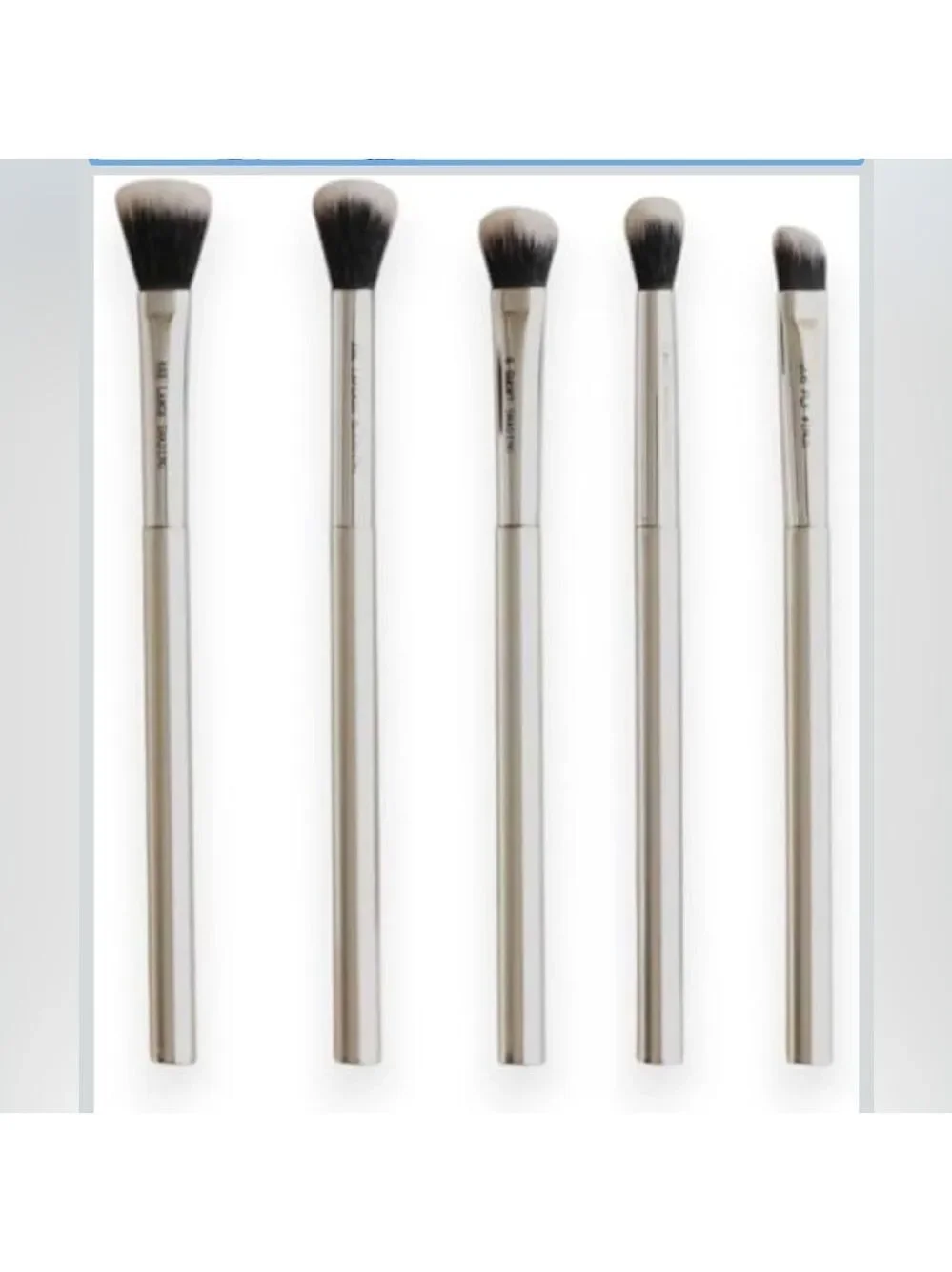 F.A.R.A.H Silver Makeup Eye Perfection Brush Set